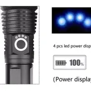 Powerful Quality 500 Meter Tactical Flashlight 10000 Lumen Long Range Led Flashl