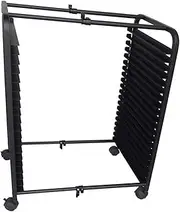 Art Drying Rack for Classroom,20 Shelves Canvas Rack Art Storage,Suitable for Home and Art School Drying Rack with 4 Swivel Casters