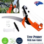 2-In-1 Function Tree Pruner With Detachable Saw & Rope Pulley Garden Greens® AU