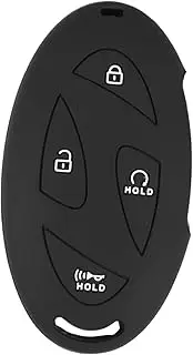 Cabilock Silicone Car key Cover Case Compatible for Hyundai Grandeur Gn7 Kona 2023 5/7 Buttons Smart Remote Key Case Protector