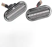 LED Dynamic Turn Signal Side Marker Light For Dacia For Duster For Dokker For Lodgy For Renault For Megane 1 Clio1 2 For KANGOO For ESPACE Smart Fortwo 453(Crystal Type)