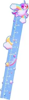ANDRESLAD 3pcs Removable Cartoon Animal Height Chart Sticker for Nursery Wall Decal Fun Growth Measurement Wall Art Easy to Apply and Remove for Bedrooms and Play Areas