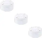 Gatuida 3pcs Box Cable Junction Box Security Camera Junction Box Outdoor Waterproof Junction Box Camcorder Waterproof Cameras Outside Cameras Outdoor Cameras Security Brackets for Camera
