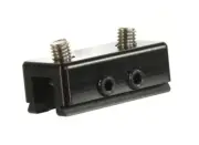 DOVE-TAIL RAIL FOR ON OFF ASA DROP FORWARD BOTTOMLINE GLOSS BLACK AMERICAN MADE