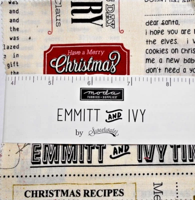 MODA FABRICS "EMMITT AND IVY BY SWEETWATER CHARM PACK BTCP