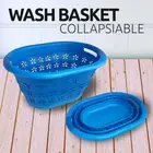Large Collapsible Laundry Drain Basket Wash Clothes Fruits Bin Space Saving Fold