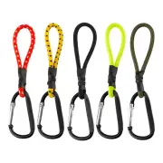 10pcs Elastic Rope Bungee Straps Bungee Cords with Carabiner Hooks Heavy Duty