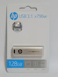 在飛比找露天拍賣優惠-全新 HP 惠普 x796w 128g usb3.1 伸縮收