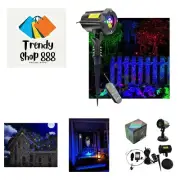 Christmas Laser Projector Lights Outdoor, Motion Firefly Red, Green and Blue ...