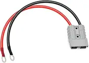 50A Plug Cables | 50A Transfer Connectors Cables,Waterproof Connector 50A Kit for Electric forklifts, Golf Carts and Battery Carts
