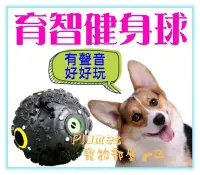 在飛比找Yahoo!奇摩拍賣優惠-【Plumes寵物部屋】寵愛物語《育智健身球3吋》發聲漏食球