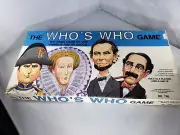 Rare Vintage Cadaco The Who's Who Name Game of the Famous and Infamous New Seale