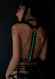 [Club Exx] Glow Bones Light Up Harness