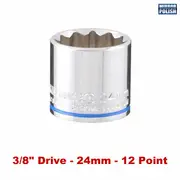 Kincrome K28472 - Socket 3/8" Drive 24mm Mirror Polish