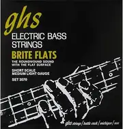 GHS Brite Flats - 3070 - Bass String Set, 4-String, Regular, 049-.108, Short Scale