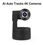 Taida 4K Auto Focus AI-Powered PTZ Webcam Remote Control Living Stream Camera 3X Zoom Auto Track Online Meeting Video Camera