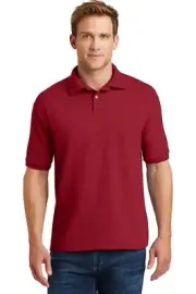 054X Hanes EcoSmart - 5.2-Ounce Jersey Knit Sport Shirt