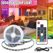 NEW USB Powered 5050 RGB LED Strip Light 16 Multi Color LED Bias Lighting for tv
