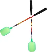 HANABASS 2pcs Fishing Bait Trap Scoop Bait Thrower Device Telescopic Pole for Outdoor Angling