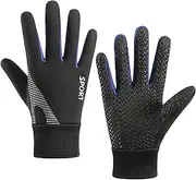 [Tainrunse] Skiing Gloves Kids Gloves 1 Pair Water-Resistant Winter Warm Sports Gloves with Touchscreen for Kids