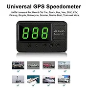 C60s Universal Digital GPS speedometer Car Hud head display MPH speed Alert Fatigue driving alert 100% for all cars Truck motorcycles ATV off-road pickup truck