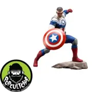 The Avengers - Sam Wilson Captain America 1/10th Scale ArtFX Statue "New"