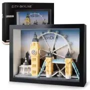London City Skyline Micro Building Set, World Famous Architecture Model 3D Wa...