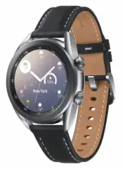 Samsung Galaxy Watch3 SM-R850 41mm Mystic Silver Stainless Steel Case with Black