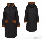 BARBOUR Women's Mickley Quilted Jacket Black Size 3X Plus Hooded NWT