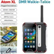 4G LTE Unihertz Atom XL Rugged Phone Android Mobile DMR Walkie Talkie Waterproof