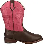 [ROPER] Texsis Square Toe Cowgirl Boot (Toddler/Little Kid), Pink, 5 Toddler