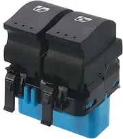 10pcs Blue 10 Pins Electric Window Control Switch Lifter Switches Compatible for Renault Megane II 02-14 Laguna MK2 01-07 8200107772