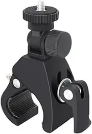 XhWser Pack of 2 Live broadcast 360 degree fixed clip O-shaped tube large and thickened clip with strong clamping force, Black