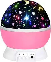 Toys for 1-10 Year Old Girls,Star Projector Kids 2-9 A Pink