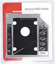 Tobo SATA Bay 2nd Hard Disk Drive Caddy for 9.5mm CD/DVD Drive Slot(Add Second HDD/SSD to Your Laptop)