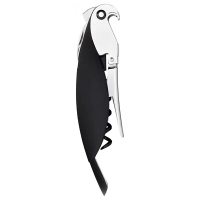A di Alessi "Parrot" Sommelier / Waiter's Corkscrew - Black