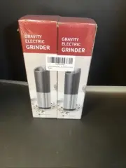 Gravity Electric Salt and Pepper Grinder Set of 2 Battery Operated