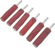 Drum Sanding Bands 6pcs Mini Drum Sander Sleeves Assorted Sanding Cones 80/120/180/240/400/600 Grit Polishing Burr