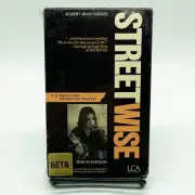 SEALED Streetwise Betamax Beta NOT VHS Documentary Street Kids Runaways 1984 VTG