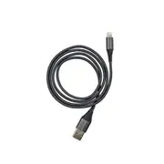 ProMaster Lightning to USB-A Braided Cable 1m - Grey - Data sync and charge