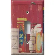 SnazzySwitch Cupboard Food Decorative Light Switch Plate Cover