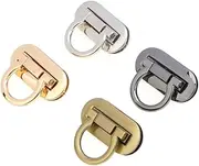Holibanna Lightweight Alloy Padlocks 4pcs Die Casting Locks Padlock Suitcase Lock