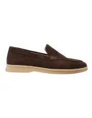 [Easy Steps] Orlando Loafers in Chocolate Suede