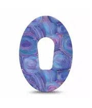 ExpressionMed Dexcom G6 Purple Agate Patch 4 Pack