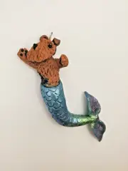 AIREDALE TERRIER MERMAID Christmas Ornament Handmade MERDOG