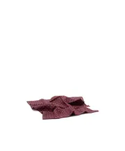 silk pocket square One size Red