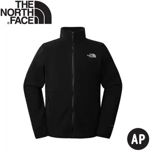 【The North Face 男 可套式刷毛保暖外套 AP《黑》】83O9/防風外套