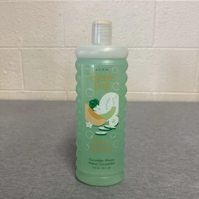 Avon Bubble Bath Cucumber Melon Bain-Mousse 24 oz NEW