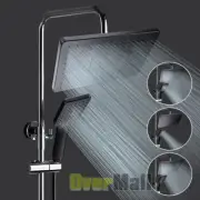 Cabezal De Ducha Lluvia 10 Pulgadas Con 3 Ajustes Pulverizacion Mano Alta