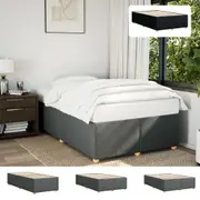 Bed Frame without Mattress Wooden Bedstead Bed Frame Bedroom Fabric vidaXL